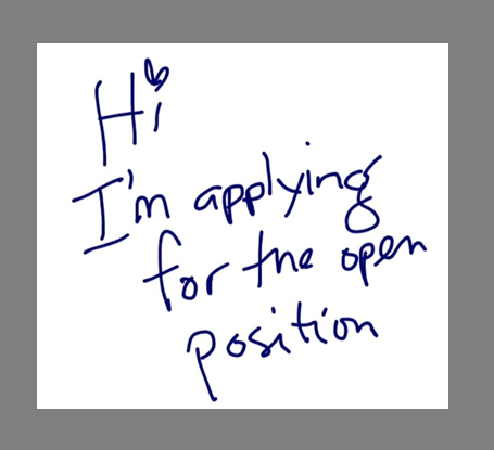 crappy cover letter