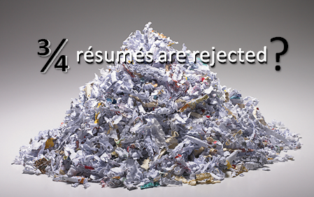 pile of resume